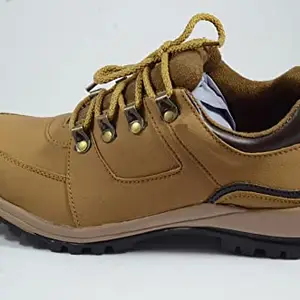 Men's Synthetic Leather Casual Shoes 10 UK/India Brown