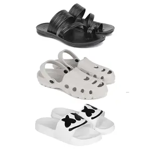 DRACKFOOT Men's Sandals | Lightweight Wear| Stylish & Easy to Wear For Men's GRT-SAN-(3-COMBO)-3152-3135-3030-10