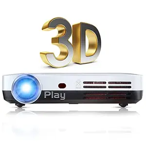 Play PLAY 3D (4K) Ultra HD Projector with DLP Technology and Quad Core Processor with Wifi Connectivity (Grey)