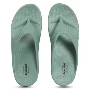 Aqualite NEO-1371 Women's Classic Cushion Sliders/Slippers with Adjustable Buckle Strap for Adult Comfortable & LightWeight |Stylish & Anti-Skid| Waterproof & Everyday Flip Flops