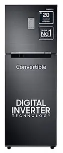 Samsung 236L 3 Star Convertible 3 In 1 Digital Inverter Frost-Free Double Door Refrigerator (RT28C3733BX/HL,Luxe Black 2023)