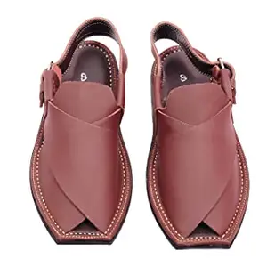 Peshawari Sandal for Men - Tan (numeric_6)