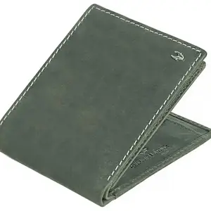 WildHorn Leather Men's Wallet (WH2050) (Green Hunter)