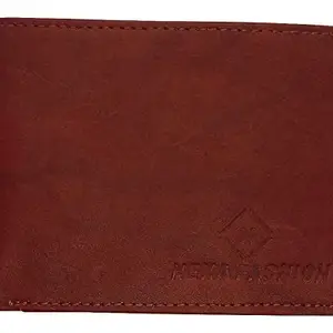 NEXA FASHION Mens Brown Antique Leather Wallet
