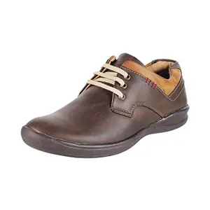 Walkway Mens Synthetic Brown Lace-up Shoes (Size (9 UK (43 EU))