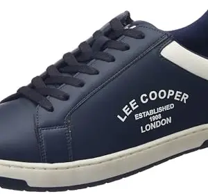Lee Cooper Men's LC4851A Leather Casual Shoes_Blue_9UK