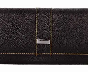 Bagg Zone (Black) Fancy and Stylish Pure Leather Wallet/Clutch for Women's/Ladies