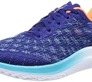 Under Armour UA Flow Velociti Wind 2 Men's Running Shoes, Sonar Blue/Citrus Blast, 6