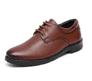 ARAMISH Genuine Leather Oxford Light Weight Formal Shoes for Men (NCF-9036-DY)