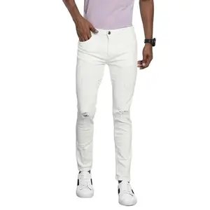Brand: The Indian Garage Co The Indian Garage Co Men Slim Fit Solid Mid-Rise Stretchable Jeans