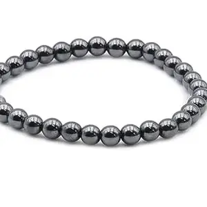 ASTROGHAR Natural Hematite 6 mm Crystal Bracelet For Men And Women
