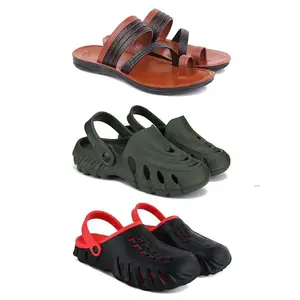 Men's Sandals | Lightweight Wear| Stylish & Easy to Wear For Men's PCV-SAN-(3-COMBO)-3151-3137-3148-8