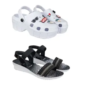 ZENWEAR Extra Soft Classic Casual wear with Ultra Soft Flexibility Technology Sandal for Women's Multicolor