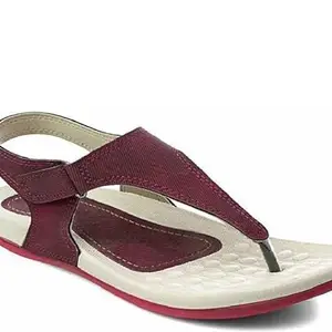 The Seven Eleven Store A2X Red PF-05 Women Sandals | Stylish Heels