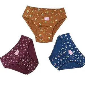Women?s Cotton Printed Panties | Soft & Breathable Mid Waist Innerwear | Comfortable Briefs for Girls & Ladies-(10_Print-3)
