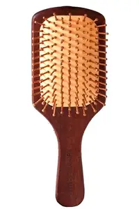 OROSSENTIALS Premium Collection Wooden Paddle Hair Brush for Men & Women