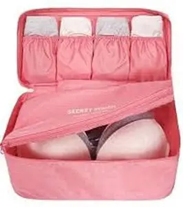 Undergarments and Innerwear Storage Pouch with Handle Waterproof Travel Organizer for toiletries Cosmetics Makeup Multipurpose Travel Bag for Women and Men Portable Lightweight Pouch Multicolor