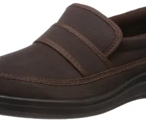 Gliders (From Liberty) Men's Brown Canvas Boat Shoes - 9 UK (3070005160430)