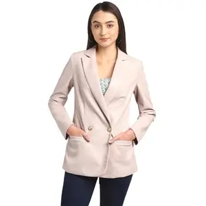 GUESS Smash Taupe Solid Blazer