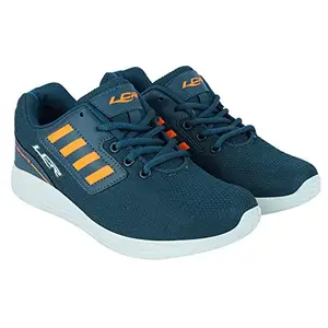 Lancer Mens INDUS-268 Green Running Shoe - 8 UK (INDUS-268BGN-ORG-8)