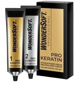 Wondersoft Professional Pro Keratin Hair Straightener & Smoothening, Neutralizer Cream With Olive Oil & Wheat Protein