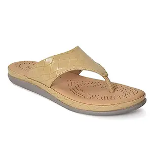 AJANTA Women Tan Flat Sandal BL1355