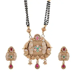 Elegant Mangalsutra Inspired Necklace – Modern Ethnic Jewelry for Women | Elegant Mangalsutra-Inspired Design