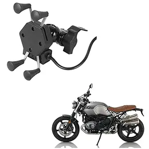Auto Pearl -Waterproof Motorcycle Bikes Bicycle Handlebar Mount Holder Case(Upto 5.5 inches) for Cell Phone - Scrambler Ducati