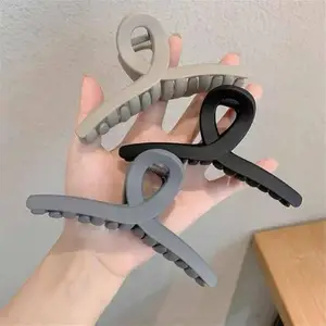 Dunlin, Matte Twist Hair Claw | Trendy Hair Accessory Sculpted Matte Hair Claw | Modern Hair Styling Clip for Thick Hair claw clips (pack of 3)