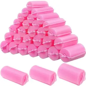 APOEM 36 Pcs 2.76 Inch Foam Sponge Hair Rollers Small Flexible Sleeping Curlers Soft Hairdressing Curlers for Women Girls Hair Styling