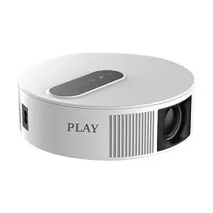 Play Android 9 New Launched 2024-P2 Full HD 1080P Touch Sensor Smart LED Display 4D Keystone with Efficient WiFi Mirroring with Inbuilt Speaker 5500lm, Electric Remote Focusing Projector