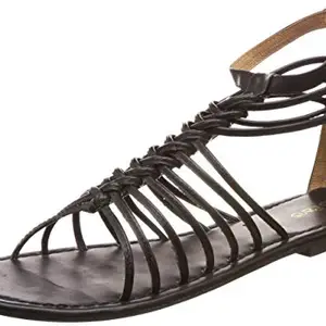 Tao Paris Women's Black Fashion Sandals - 4 UK/India (36 EU)(17533001-11)