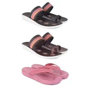 Women's Comfortable Sandal,Casual Lightweight Sandal for Everyday Wear for women'sREP-(COMBO-3)-1992-1990-1980-8-EURO-39