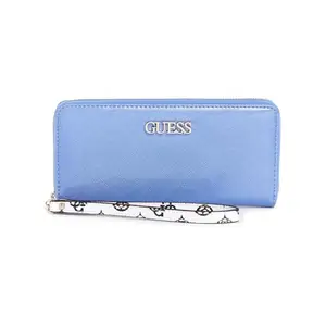 GUESS Lilac Solid Pu Zip Around Wallet