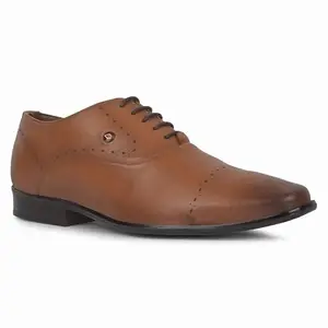 Lee Cooper Mens Formal Laceup Shoe LC6344N UK 7 Tan