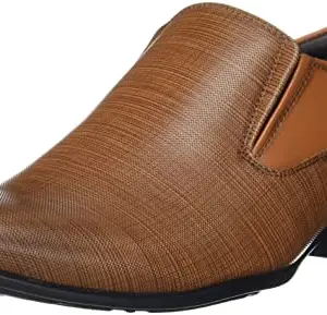 Bata Men's Slip-on Formal Shoes - TAN (10 UK) (8513864)