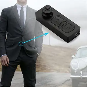 TECHNOVIEW Spy Camera Wired HD Audio Video Recorder Hidden Mini Secret in Button Shape DVR Small Portable with SD Card Slot Up to 32GB Support Indoor Outdoor price in India.