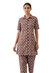 Women Cotton Printed Kurta Pant Set | Ethnic Indian Kurti with Pants | Comfortable Kurta Set for Women | Stylish Casual Traditional Outfit | Office Wear Ethnic Kurti Set