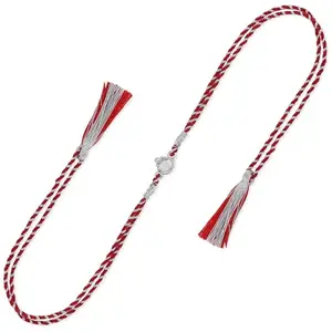 Ornate Jewels 925 Silver Little Ganesha Rakhi Bracelet | With Roli Chawal | Rakshabandhan Rakhi for Brother | Rakhi for Boys & Men