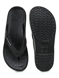 ABROS Men's AZVG0402 Slipper -Black/L.Grey -8UK