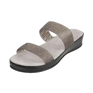 Metro Women Black Wedge Heel Fashion Sandal UK/8 EU/41 (44-56)