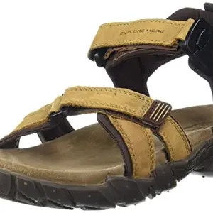 Woodland Men's Camel Leather Sandal-8 UK (42 EU) (GD 2663117)