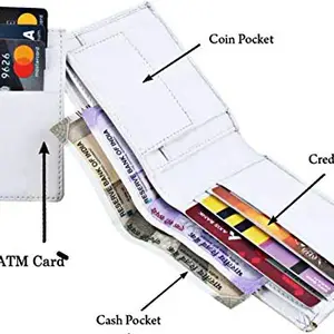 FZ FASHION ZONE Men White Artificial Leather Wallet