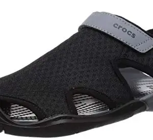 Crocs Women's Black Fashion Sandals - W10 (204597-001)