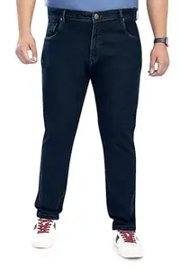 Pluss Tribe - Plus Size Jeans for Men - Denim Jeans - Ideal for Casual, Office Available Sizes : 40 to 52