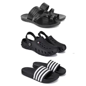 DRACKFOOT Men's Sandals | Lightweight Wear| Stylish & Easy to Wear For Men'sGRT-SAN-(3-COMBO)-3152-3144-3024-6