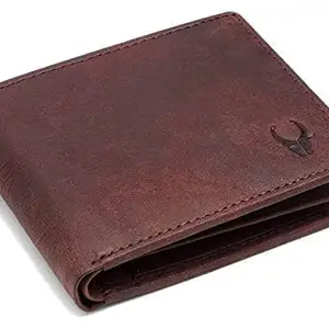 WildHorn Crackle Leather Wallet For Men, Brown