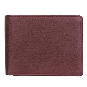 fashmart Men Artificial Leather Wallet-Brown (2 Compartment, 4 Card Holder and 6 Album Card Holder Pocket)