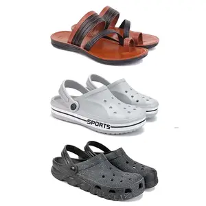 DRACKFOOT Men's Sandals | Lightweight Wear| Stylish & Easy to Wear For Men's GRT-SAN-(3-COMBO)-3151-3067-3056-7