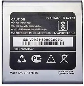 AB Traders Mobile Battery Compatible with for Micromax Bharat 2 Micromax Q402 Plus 1700mAh